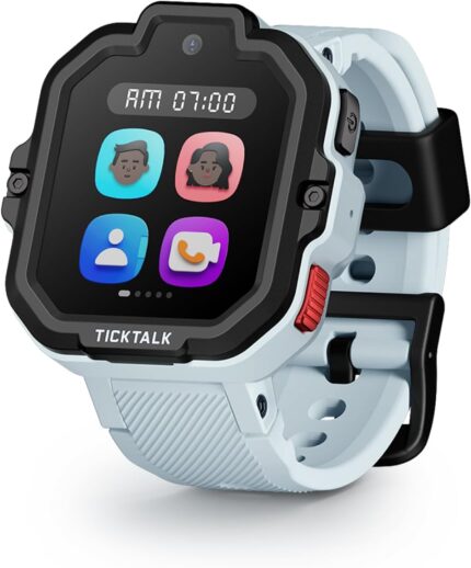 TickTalk5 Cellular Kids Smart Watch with GPS Tracker & Video Calling – Smart Watch for Kids with Parent Apps, SOS & 911 Calling, Real-Time Location Tracking, DND Mode & More – Smart Watch for Kids 3+