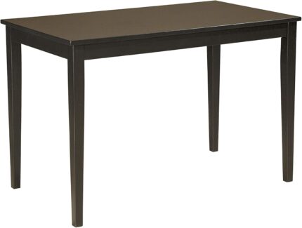 Signature Design by Ashley Kimonte Rectangular Dining Room Table, Black