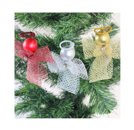 Christmas Angel ornament * 3 PCS,Christmas Ornament Handmade,Christmas Decoration family christmas,gift for friend,Christmas Gift Ideas,holiday,dekor, New Year Ornament Happy Holiday