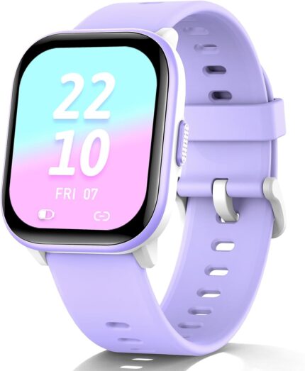 SmartWatch for Kids,Kids Watch Girls Boys Watch with 20 Sport Modes, Pedometer, Sleep Monitor, Kids Sport Watches Birthday Gifts Toy Gift for Girls Boys 6-16 (Purple)