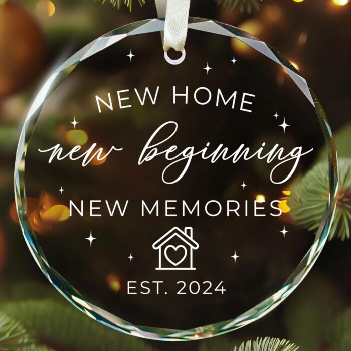 House Warming Gifts New Home – Housewarming Gifts for New House – Housewarming Gift for Women, Couple – New Home Gifts for Home, New Home Owners Gift Ideas – New Home Ornament 2024 – Xmas Ornament